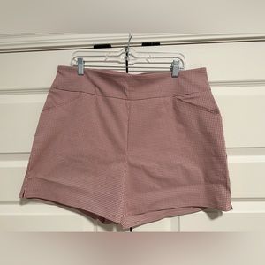 NWT Versona Chasing the Sun Pink Gingham Shorts XXL